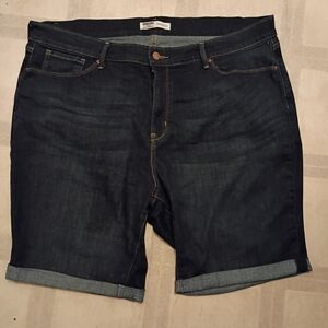 Signature by Levi Strauss Dark Blue Bermuda Shorts